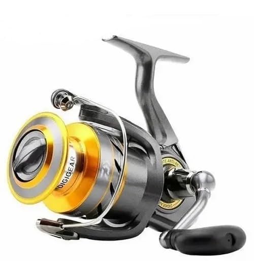Daiwa unisex-adult Daiwa, Crossfire 3BI Spinning Reel, 2500, 5.3:1 Gear Ratio, 3BB, 1RB Bearings, 31.10