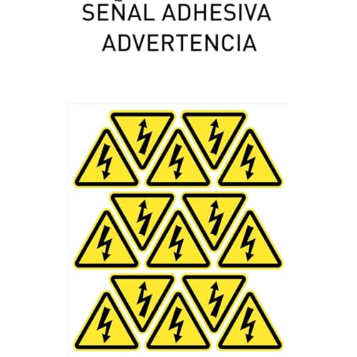 BOBOZHONG 20 Stück 5cm/10cm Aufkleber Elektro Warnschild Elektrische Spannung Achtung Stark Haftende Sicherheitswarnschilder, Dreieck Schild Folie Selbstklebend