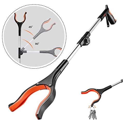 ENGINDOT Fasszange, um 180° faltbares Verlängerungshilfswerkzeug, 760-mm-Teleskopzange Cover