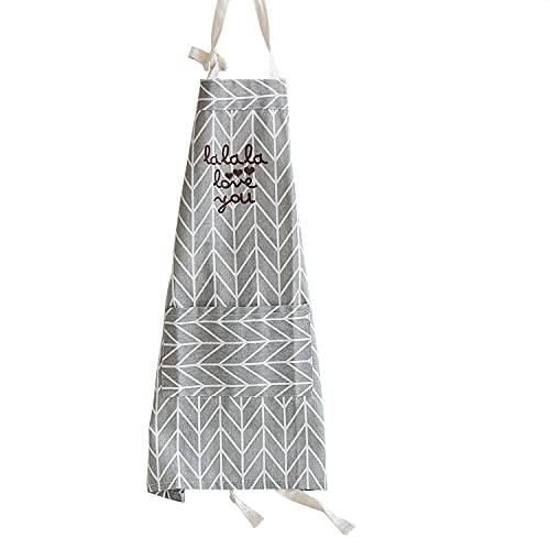 Aprons Mother Daughter Gift Love You Kitchen Mommy Me Matching Cooking Women Girl Painting Grey Retro Kitchen With Sayings Love You Cotton For Kitchen Baking Salon Pinafore Vintage #TOP2
