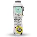 50 Strong Teacher Water Bottle - 24 oz. BPA Free for Teachers - Give Bottles As Thank You Gifts - Show Appreciation for Teachers - Easy Carry Loop - Made in USA (Teacher Floral, 24 oz.)