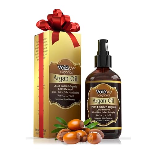Aceite de argán orgánico para cabello y cara – 100% puro y ecológico...