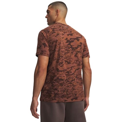 Image of Under Armour Men's ABC Camo Short-Sleeve T-Shirt | Super soft cotton /polyester mix. With camo pattern, crew neck and logo on the left chest.