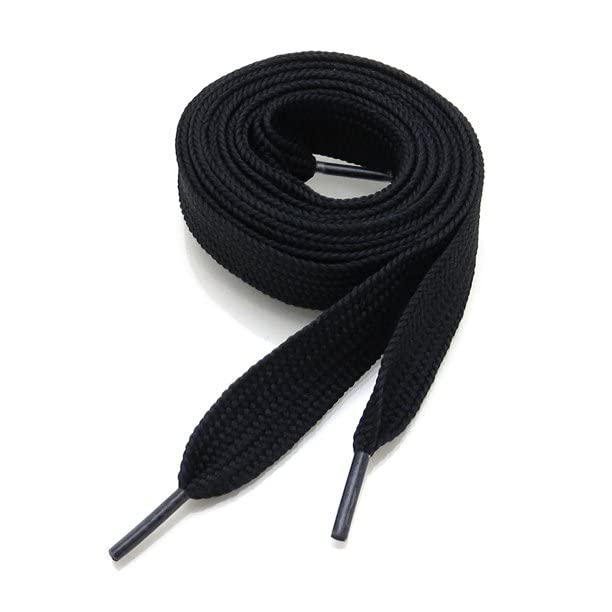 Image of 2 PAIRS Flat Shoe laces 48 Inches Wide Shoelaces for Athletic Running Sneakers Sports Shoes Boot Laces Strings (2 Pairs)