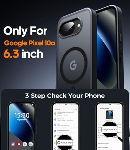 Miniatura 2 de Opkiegrn Funda Para Google Pixel 10a Magnética - Negro