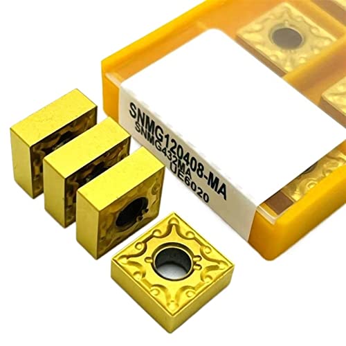 Insertos indexables SNMG120408 SNMG120404 MA 15TF 6020 de carburo para torno CNC