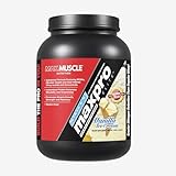 Max Muscle Maxpro Elite Whey Protein Powder | 30g Protein | 0g Sugar | 6.6g BCAAs | Micellar Casein Cold Filtered Whey Isolate Protein | Promotes Muscle Growth & Recovery (Vanilla Ice Cream, 4lb)