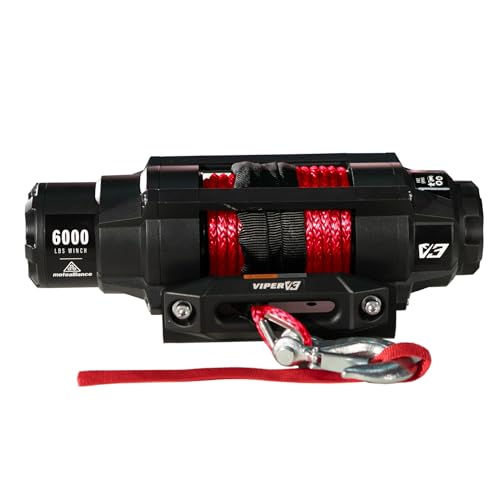 Viper V3 6000lb UTV/ATV Winch with Synthetic Rope
