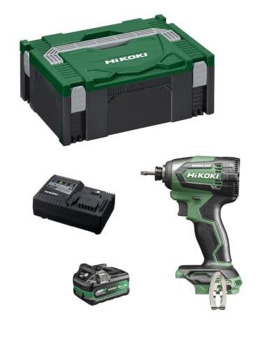 JG todotaladros Visseuse à Chocs HIKOKI WH18DEA1X (1 x 2,5Ah/5,0Ah + UC18YSL3 + Coffret HSC II)