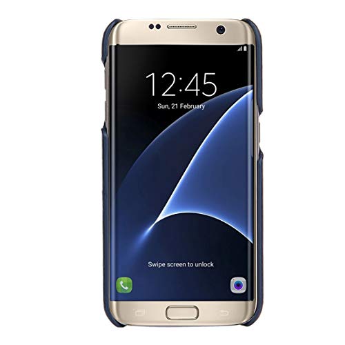 Capook – Capa para Galaxy S7 Edge/ G935 de couro com textura de cera de óleo com compartimentos para