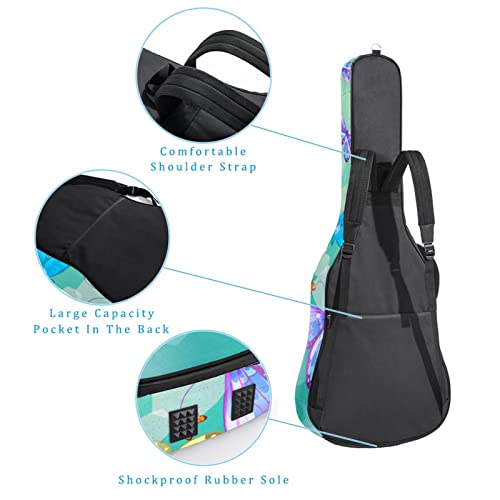 Funny Flyinghorse Bee Body Housse de guitare pleine taille rembourrée pour guitare acoustique classique, Multicolore 03… - Les Beatles, Paul McCartney, John Lennon, RIngo Starr, George Harrison Funny Flyinghorse Bee Body Housse de guitare pleine taille rembourrée pour guitare acoustique classique, Multicolore 03… – Image 4