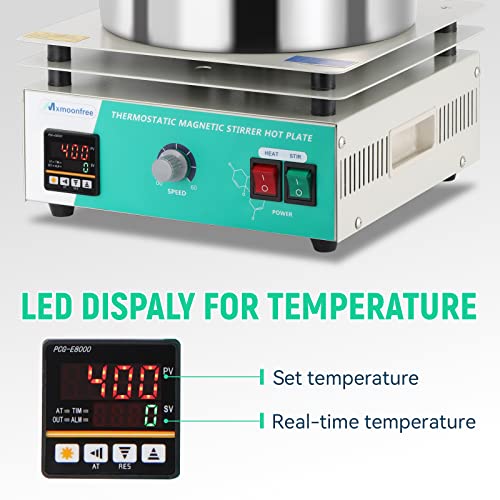 image for Mxmoonfree Digital Magnetic Stirrer Hot Plate with Constant Temperatur