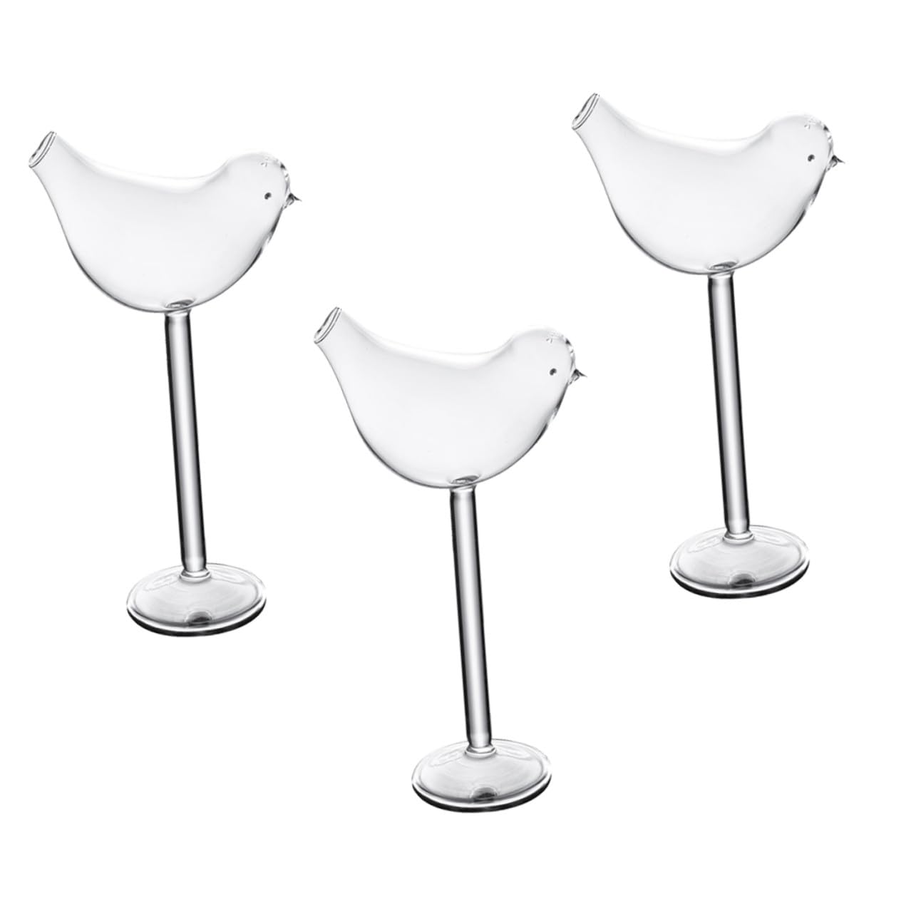 Verres à cocktail oiseaux romantiques pour célébrer vos instants précieux en tête à tête