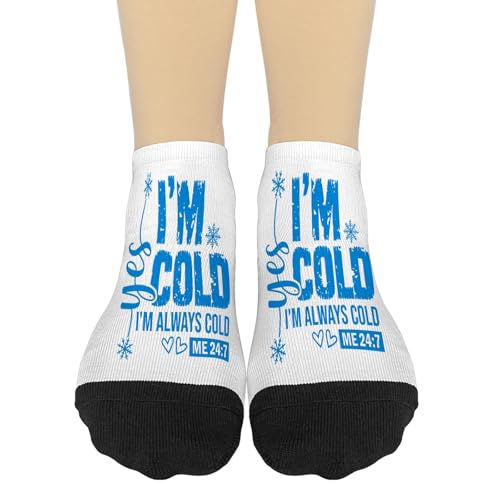 Yes I'm Colds I'm Always Cold Dress Socks Casual Socks Women