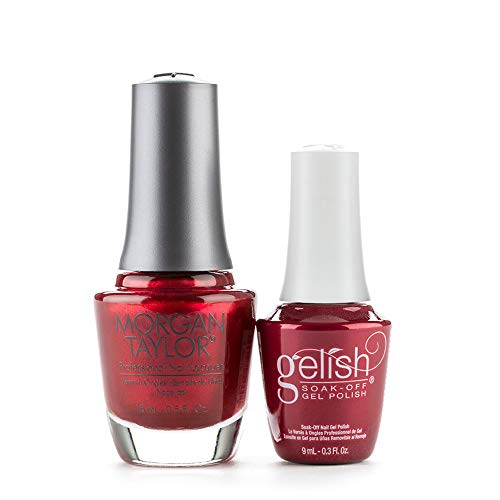 Gelish MINI Morgan Taylor Disney Villains Gel Polish and Lacquer Duo Kit (Just One Bite)