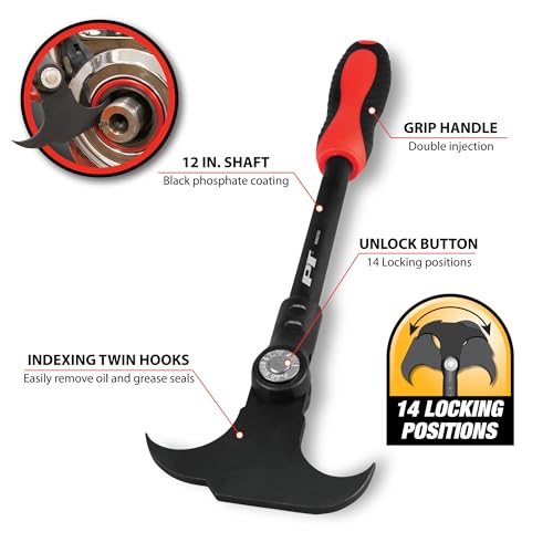 Performance Tool W80753 195 Degree Indexing Twin Hook Oil And Grease Seal Puller thumb #1