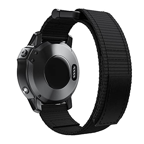 Bracelet montre nylon 22mm anti transpiration pour Garmin Approach S60 - 5