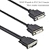 zdyCGTime DMS-59 to DVI Splitter Cable Connector for Dual Monitor Setups or as a DVI Adapter Y Cord Dongle-10inch