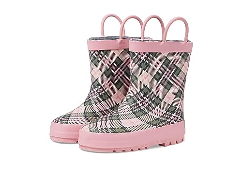 Western Chief Kids Precious Plaid Rain Boots for Kids (Toddler/Little Kid) - Waterproof - Faux Fur Lining