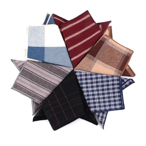 Serviette de poitrine rayée en tissu pour les grandes occasions et le quotidien