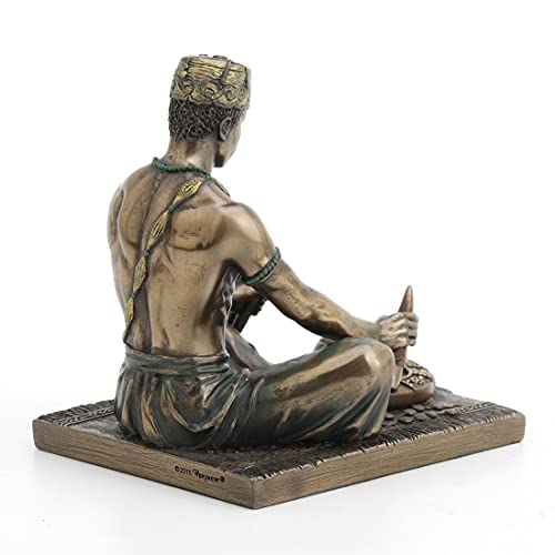 Veronese Design 5 1/8" Tall Orunla The Orisha Of Wisdom Destiny And Prophecy African God Statue Cold Cast Resin Antique Bronze Finish #TOP3