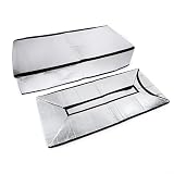 Dachboden-Treppen-Isolierabdeckung, feuerfeste Aluminiumfolien-Decke für Dachbodenluke, Strahlungswärmereflektor und Zugluftstopper, feuchtigkeitsbeständige thermische Barriere,