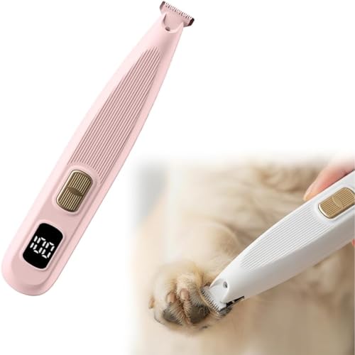 Tondeuse pour chiens rechargeable à 2 vitesses avec écran LCD