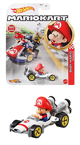 ホットウィール(Hot Wheels) マリオカート ベビーマリオ/Bダッシュ 【3才~】 GRN12
