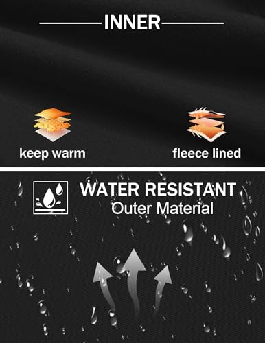 Arshiner Mädchen Sportleggings Schwarz Leggings Winter Dünn Fleece Thermo-Leggings Kinder Jogginghose Ski Turnhose Trainingshose 130/7-8 Jahre