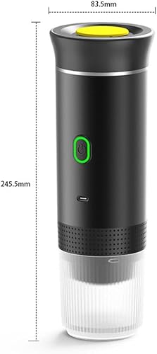 Miniatura 8 de Máquina de café expreso portátil, mini máquina de café expreso, cafetera de café autocalentable, pequeña máquina de café espresso portátil eléctrica