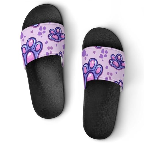 Chaussons de maison Patte bleue - Finies les glissades avec ces claquettes de bain 37
