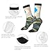 XZDWPY Outside the Castle Gate Unisex Mid-Calf Socks 2 Black-1 Polyester Skin-Friendly Moisture-Wicking Fashionable Crew Socks