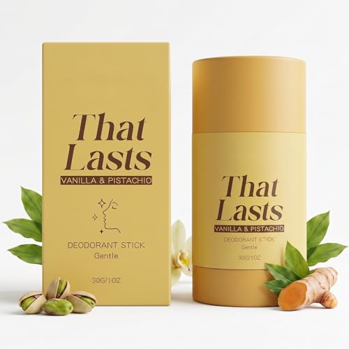 Image of Acid & Turmeric Aluminum-Free Antiperspirant Deodorant Roll-On, Vanilla & Pistachio Scented Underarm Brightening Care, All-Day Odor Protection for Women & Men