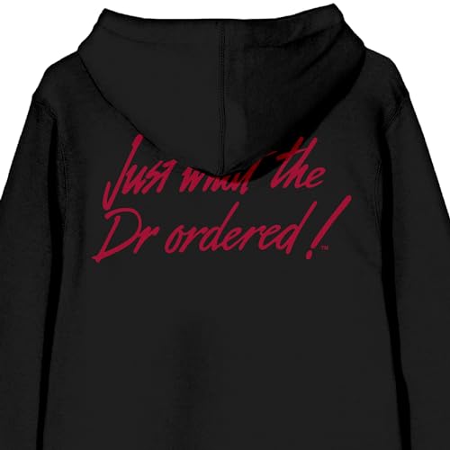 Bioworld Dr. Pepper Just What The Doctor Ordered Men's Black Zip-Up Hoodie4