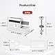 2 Stück Universal Wc Sitz Halterung, Wc Sitz Befestigung, Universal Wc Sitz Scharniere, ABS Ersatzscharniere Softclose WC Sitz Metallscharniere für Feste Toilettensitzteile Zu Installieren