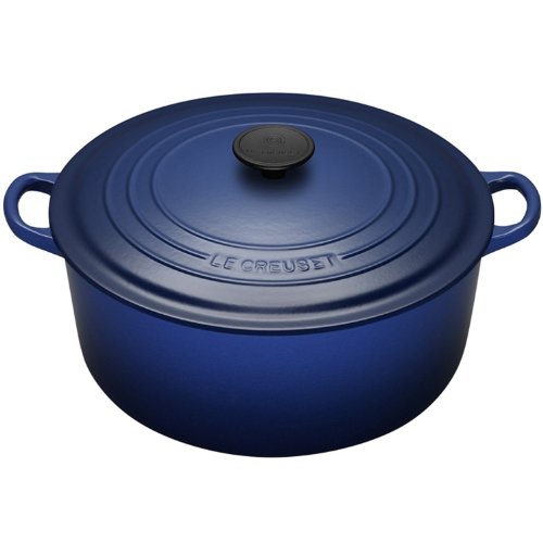 Le Creuset Enameled Cast-Iron 9-Quart Round French Oven, Cobalt