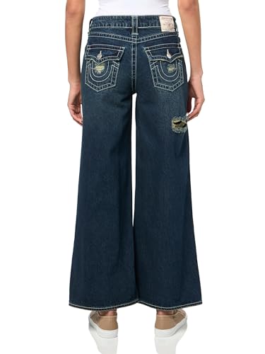 True Religion Women's Jessie Super Baggy Jeans with Flap Pockets2
