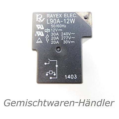 Unbekannt Relais 12V Steuerspannung 230V 30A Leistungsrelais 30V 20A Ampere Volt L90A-12W Cover