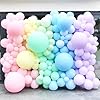 Voircoloria Pastel Balloons, 66pack 12inch Macaron Latex Party Balloons for Graduation, Easter, Wedding, Birthday, Bridal Shower, Rainbow Party, Baby Shower, Anniversary Party Decorations #5