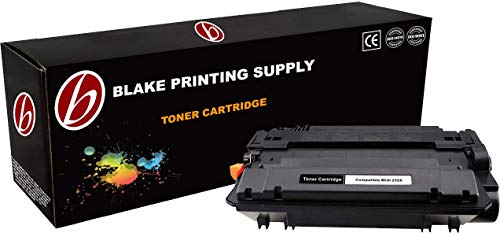 HIGH YIELD CE255X 55 255X 55X Black Laser Toner Cartridge Compatible with LaserJet P3010 Series, LaserJet P3015, LaserJet