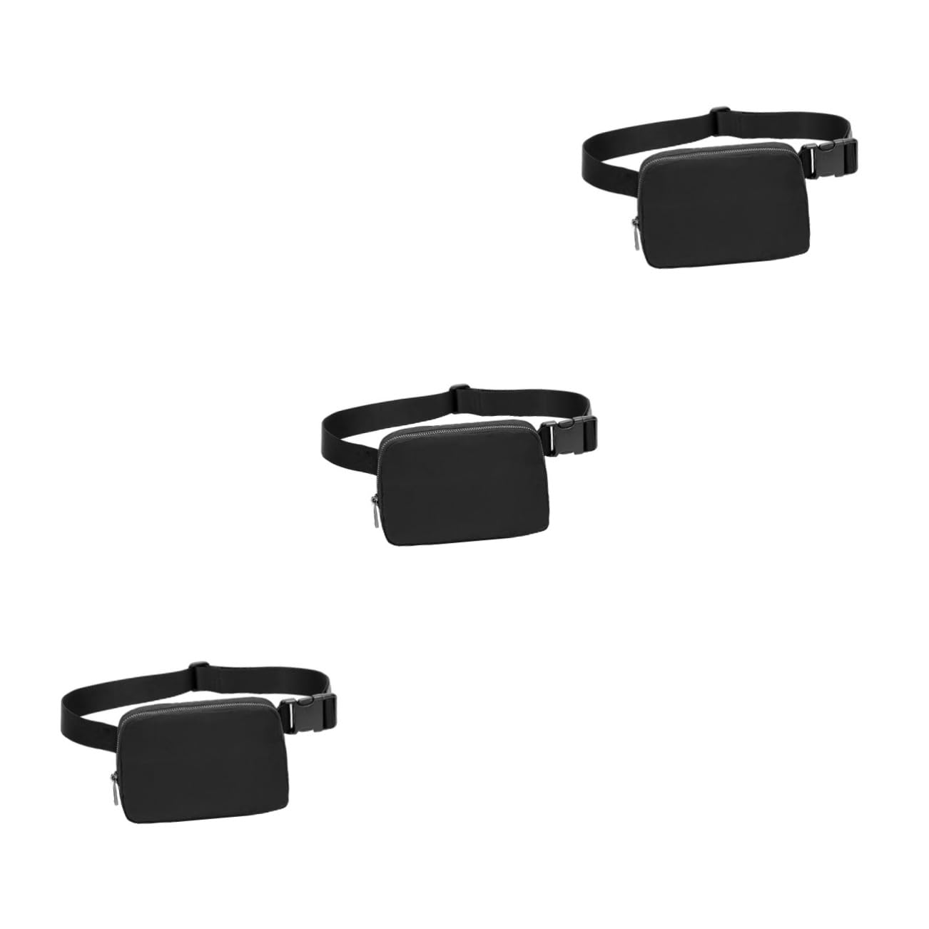 HANABASS 3stücke Nylon Fanny Pack Für Damen wasserdichte Umhängetasche Verstellbare Hüfttasche Für Sport Laufen Und Wandern Für Handy Und Essentials