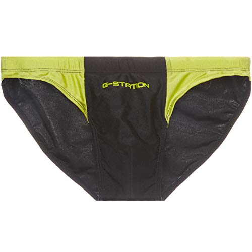 Amazon.co.jp: [ジーステーション] XXL ブラック バイカラー 競泳水着
