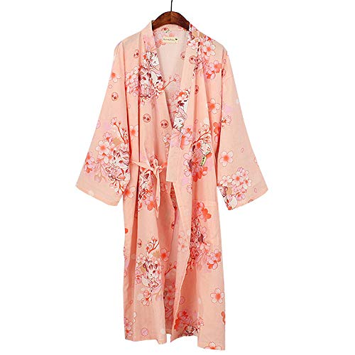 Women Kimono Long Yukata Japanese Pyjamas Cardigan Dressing Gown Sleepwear
