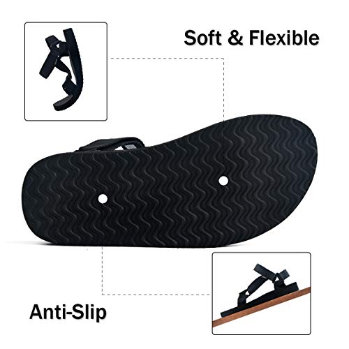 riemot Women's Men's Sport Hiking Sandals with Arch Support Adjustable Quick Dry Beach Water Sandal Open Toe Outdoor Summer Sandals 2025 Trendy3