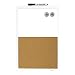 Quartet Dry Erase Combination Board, Magnetic, 11" x 17", White Frame (MHOC1117)