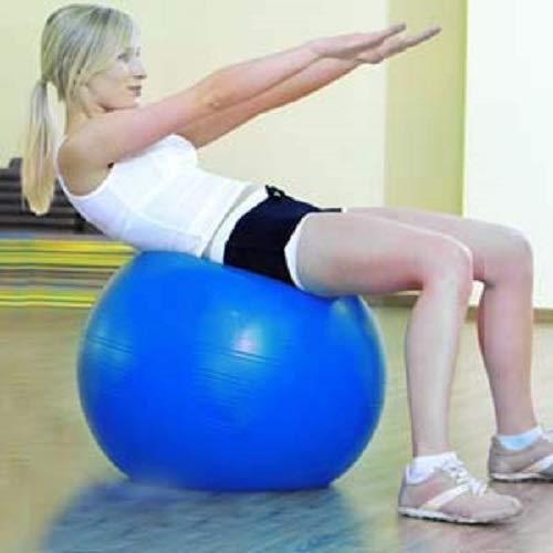 MG SALESS Heavy Gauge Vinyl Anti Burst and Slip Resistance Gym Ball with Foot Pump for Men and Women (Multicolor) (B0833BB5BF) Amazon Price History, Amazon Price Tracker