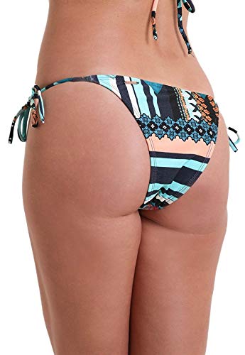 Calcinha Biquíni Avulso Lacinho Tulum - Estampa Azul Tulum - P