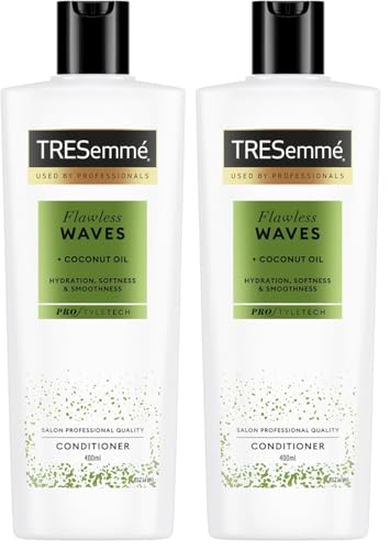 TRESemmé Acondicionador Nutrición Ondas y Rizos 400ml (Paquete de 2)