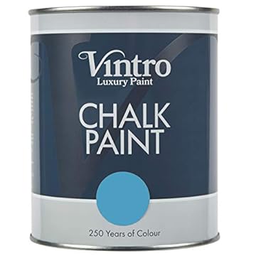 Vintro | Chalk Paint | Furniture Paint | Shabby Chic | Upcycle | Decorate | Ultra Matt Finish | 1 Litre (Trinity)