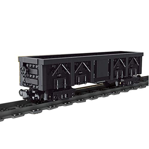 Erweiterungsauto, 608 Klemmbausteine Dampflokomotive Zug mit Schienen, Konstruktionsspielzeug Kompatibel mit anderen…